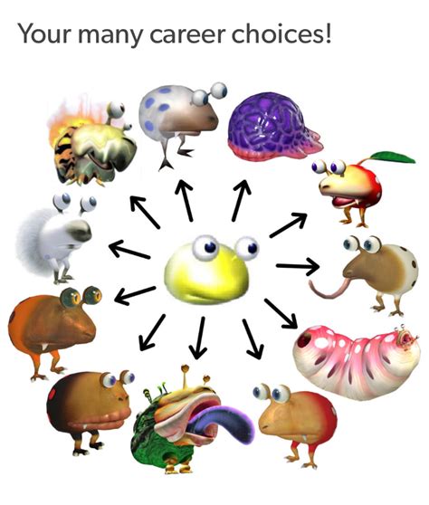 your many career choices pikmin know your meme