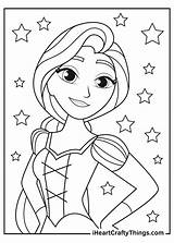 Rapunzel Princess Barbie Iheartcraftythings Tangled sketch template