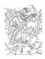 Rio Karneval Malvorlagen Papagei Holle Faschingsbilder sketch template