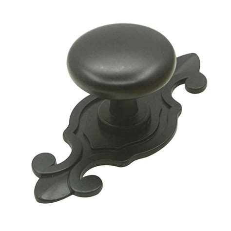 Black Vintage Zinc Alloy Long Round Handles Pull Knobs For Kitchen