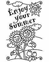 Summer Coloring Pages sketch template