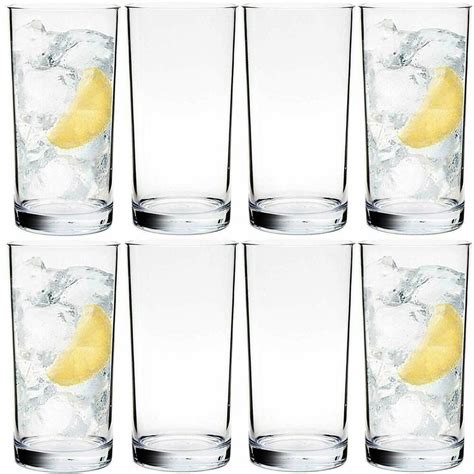 Everyday Drinking Glasses Durable Large Thick Tumblers