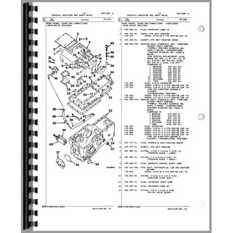 farmall  tractor parts manual chassis