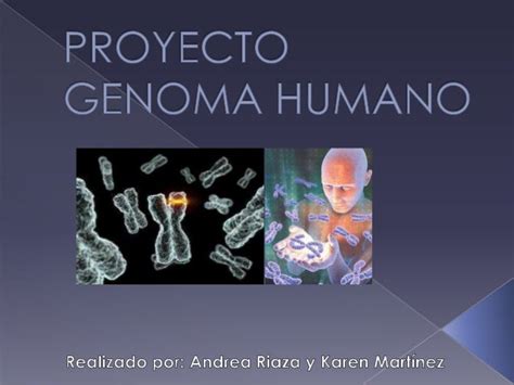 Proyecto Genoma Humano Ppt
