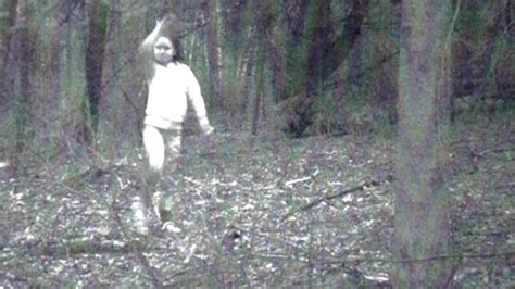 mystery solved who is the girl playing in the woods in this blurry