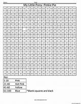 Pixel Coloring Pages Multiplication Worksheet Printable Little Pony Cartoon Worksheets Print Math Color Number Christmas Kids Info Multiplying Facts Choose sketch template