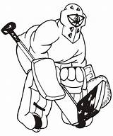 Hockey Coloring Goalie Pages Stick Colorier Nhl Drawing Puck Clipart Cliparts Printactivities Kids Goaler Library Colouring Popular Printables Giant Getdrawings sketch template
