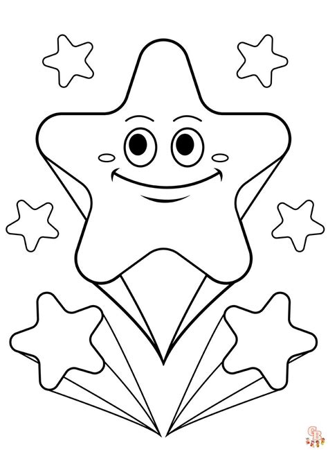 coloring fun  cute stars coloring pages   gbcoloring