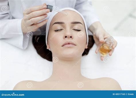 cosmetology stock image image  dayspa lying health