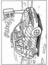 Kleurplaten Politieauto Politie Controle Politieagent Porche sketch template