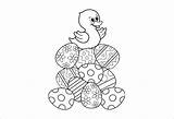 Easter Coloring Duck Pages Eggs Printable Color Template Kids Templates Colouring Pdf Print sketch template
