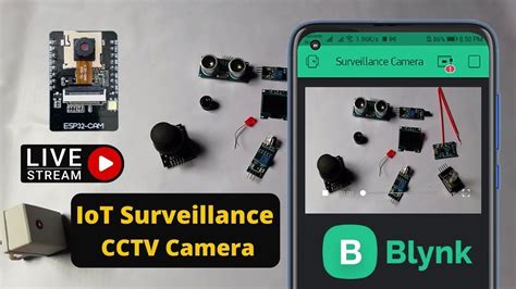 diy iot based surveillance cctv camera  esp cam ngrok blynk app cctv camera iot