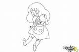 Bee Puppycat Coloring Draw Drawingnow sketch template