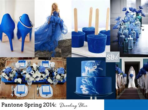 Pantone Spring 2014 Dazzling Blue Southbound Bride Blue Wedding