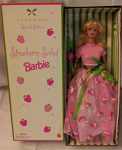 Avon Exclusive Special Edition Strawberry Sorbet Barbie 1998 Amazon