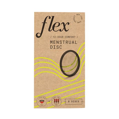Flex Disc The Menstrual Disc Designed For Comfort 8 Count Box Flex®