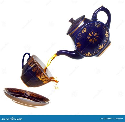 pouring tea stock image image  beverage golden grey