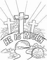 Easter Church Coloring Pages Children Getcolorings Color Printable Print sketch template