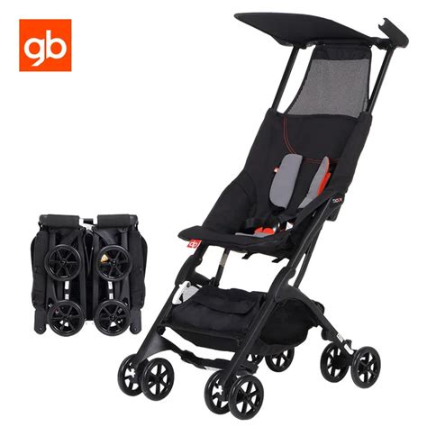 gb super light pockit baby stroller  fold ultra compact baby pram lightweight comfort folding