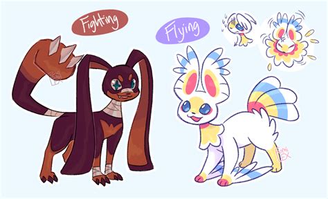 Fan Eeveelutions Fighting And Flying By Fumi Lex