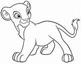 Nala Simba King Nimbus sketch template
