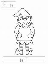 Elf Coloring Pages Shelf Christmas Color Printable Preschoolers Pole North Clipart Print Preschool Elves Characters Template Easy Size Ee Popular sketch template