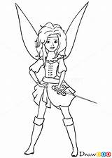 Tinkerbell Pirates Pencil Hollow sketch template