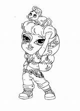 Monster High Coloring Baby Pages Abbey Chibi Books Printable Getcolorings Color Getdrawings Logo Visit Cat Operetta Bominable sketch template