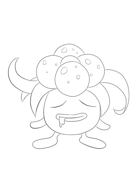 gloom pokemon coloring pages  coloring pages  kids