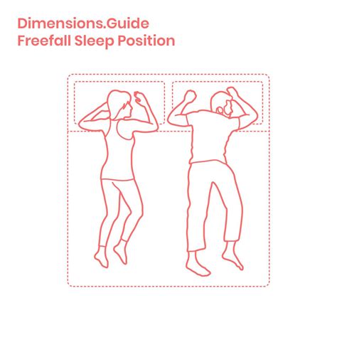 Freefall Sleeping Position Dimensions And Drawings In