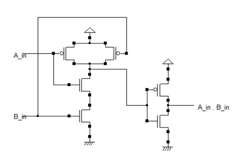 gate transistor level schematic  scientific diagram