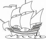Barco Caravela Caravelas Barcos Desenhar Infantil Acessar sketch template