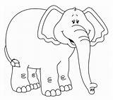 Olifanten Kleurplaten Olifant Elephants Leukvoorkids Cantinho Printen sketch template