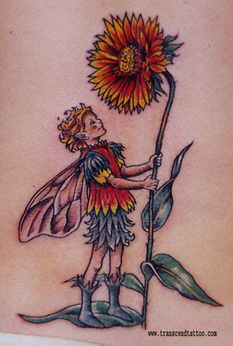 29 Best Fairy Flower Tattoos Images On Pinterest Fairies