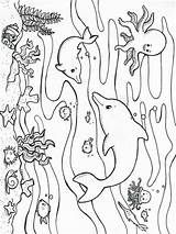 Ocean Coloring Pages Printable sketch template