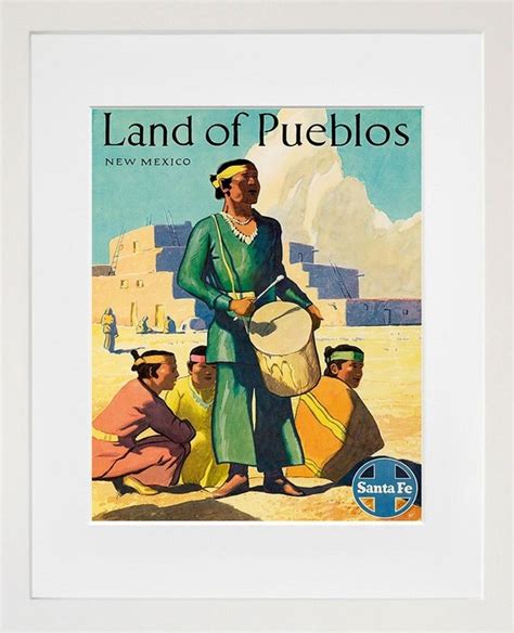 art print  mexico vintage travel poster tr