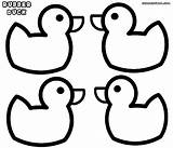 Rubber Duck Coloring Pages Colorings Coloringway sketch template