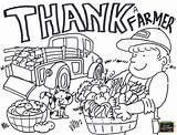 Coloring Farmer Pages Ffa Thank Kids Tools Printable Teaching Ag Agriculture Farm Book Farmers Week Activity Thanksgiving Market Animal School sketch template