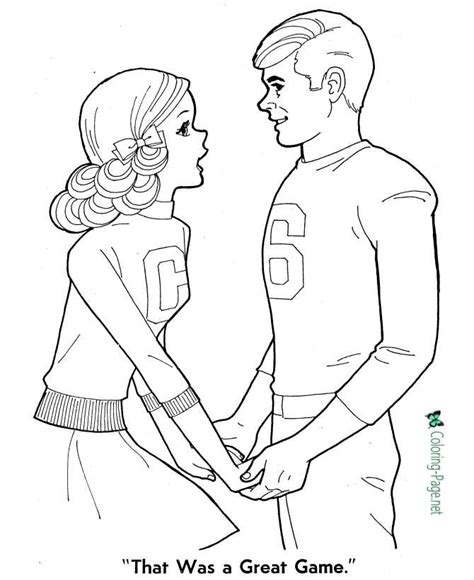 cheerleader coloring page great game