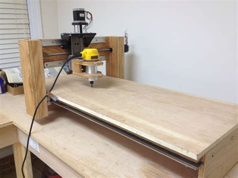 building  wood cnc router  scratch hackaday