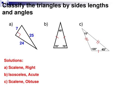 Ppt Swbat Classify Triangles In The Coordinate Plane