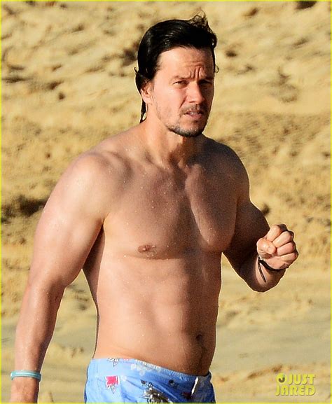 full sized photo of mark wahlberg goes shirtless in fourth
