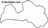 Latvia Maps Geography Baltic Worldatlas sketch template