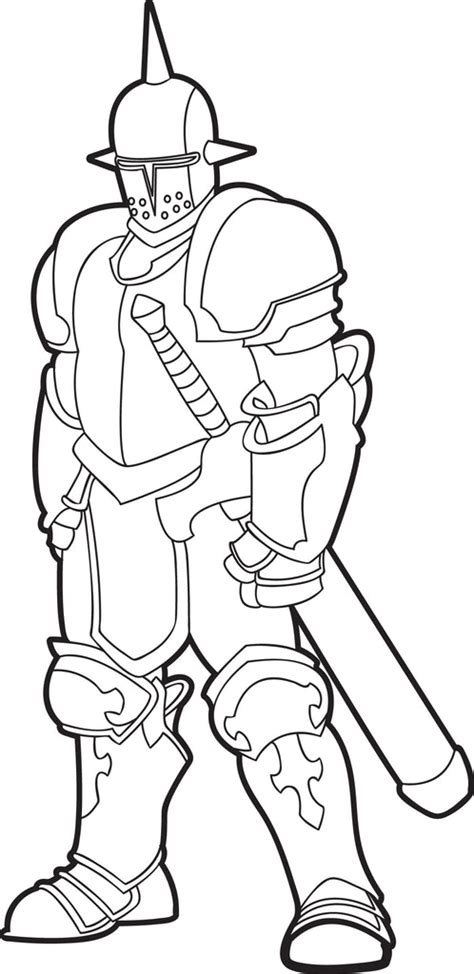 printable knight coloring page  kids supplyme