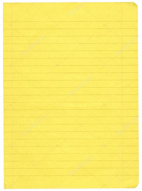 yellow lined paper stock photo  yoka