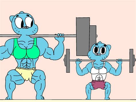 gumball and nicole work out part 7 by mud666 on deviantart