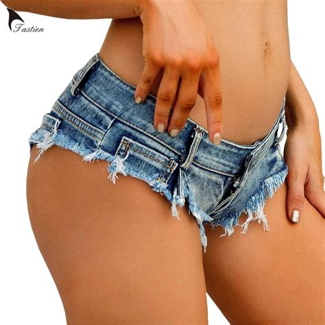 Tastien Brand Sexy Shorts Women Jeans Denim Cotton Super Mini Booty