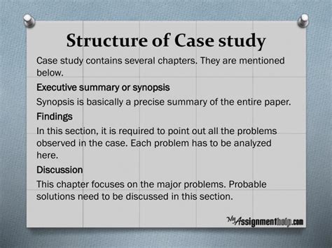 case study assignment    experts powerpoint