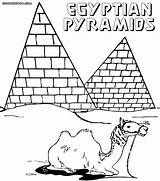Pyramids sketch template