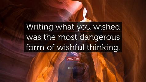 amy tan quote writing   wished    dangerous form